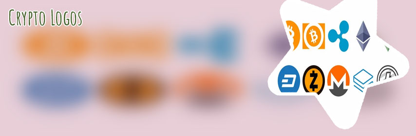 Crypto coin logos